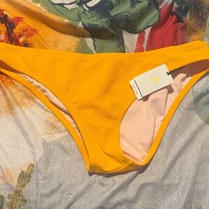 Shade & Shore Bright Yellow Bikini Bottoms